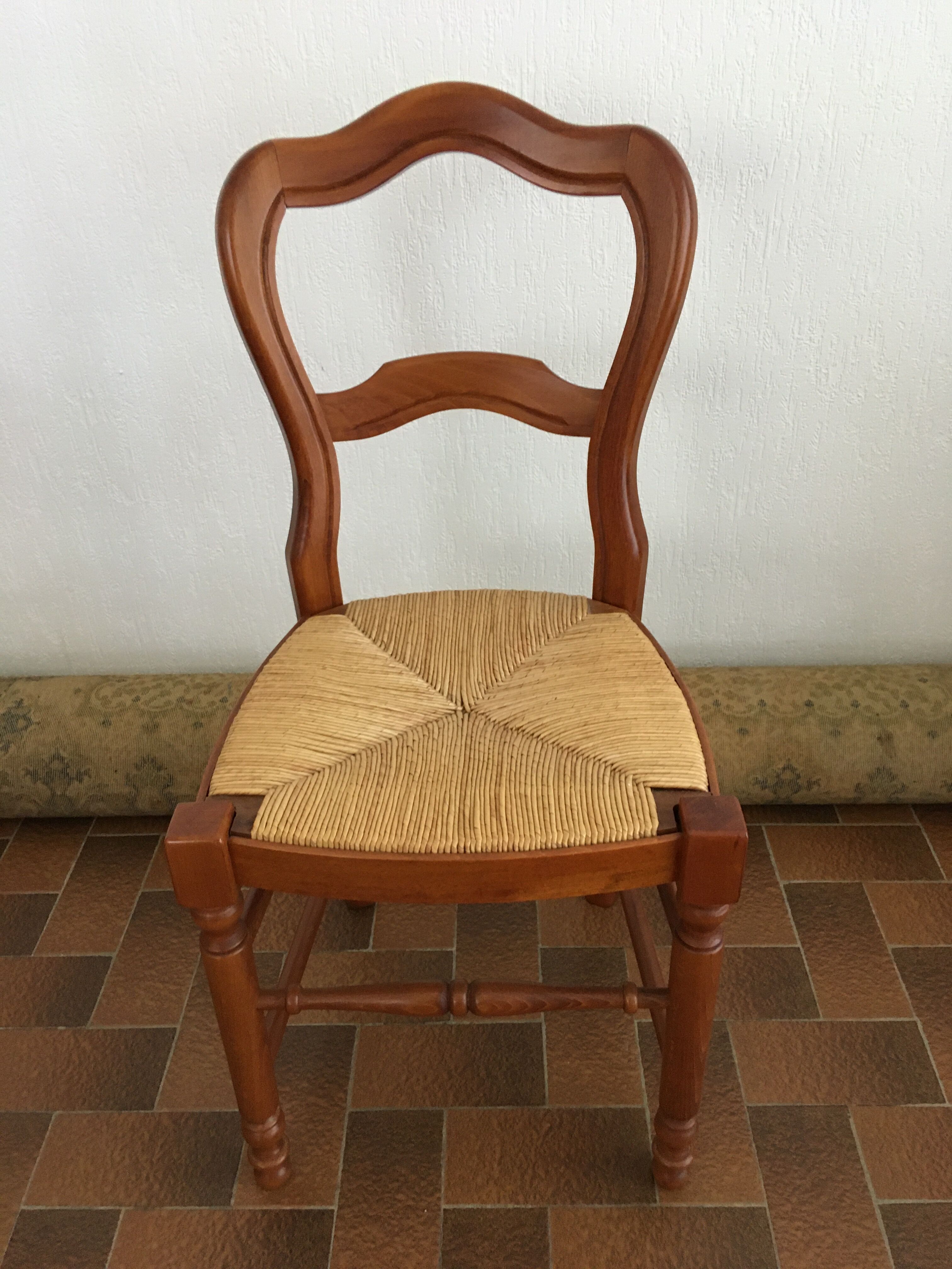 Set of 2 Baumann straw chairs