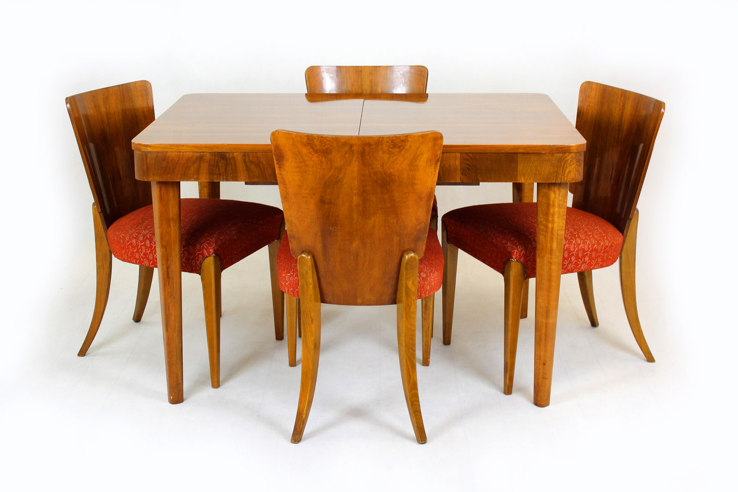 Extendable dining table by Jindrich Halabala for UP Zavody, 1950s