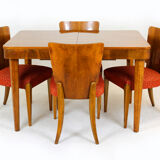 Extendable dining table by Jindrich Halabala for UP Zavody, 1950s