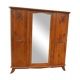 Art deco wardrobe in solid oak
