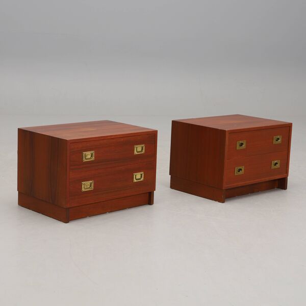 2 petites commodes / tables de nuit - Suède années 70/80