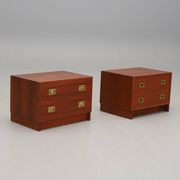 2 small chests of drawers / bedside tables - Sweden 70s/80s
