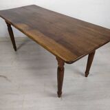 Walnut farmhouse table