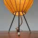 Mid-century minimalist tripod table lamp Cocoon by Artimeta, 1960s.