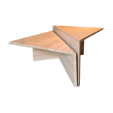 2-item travertine lounge tables