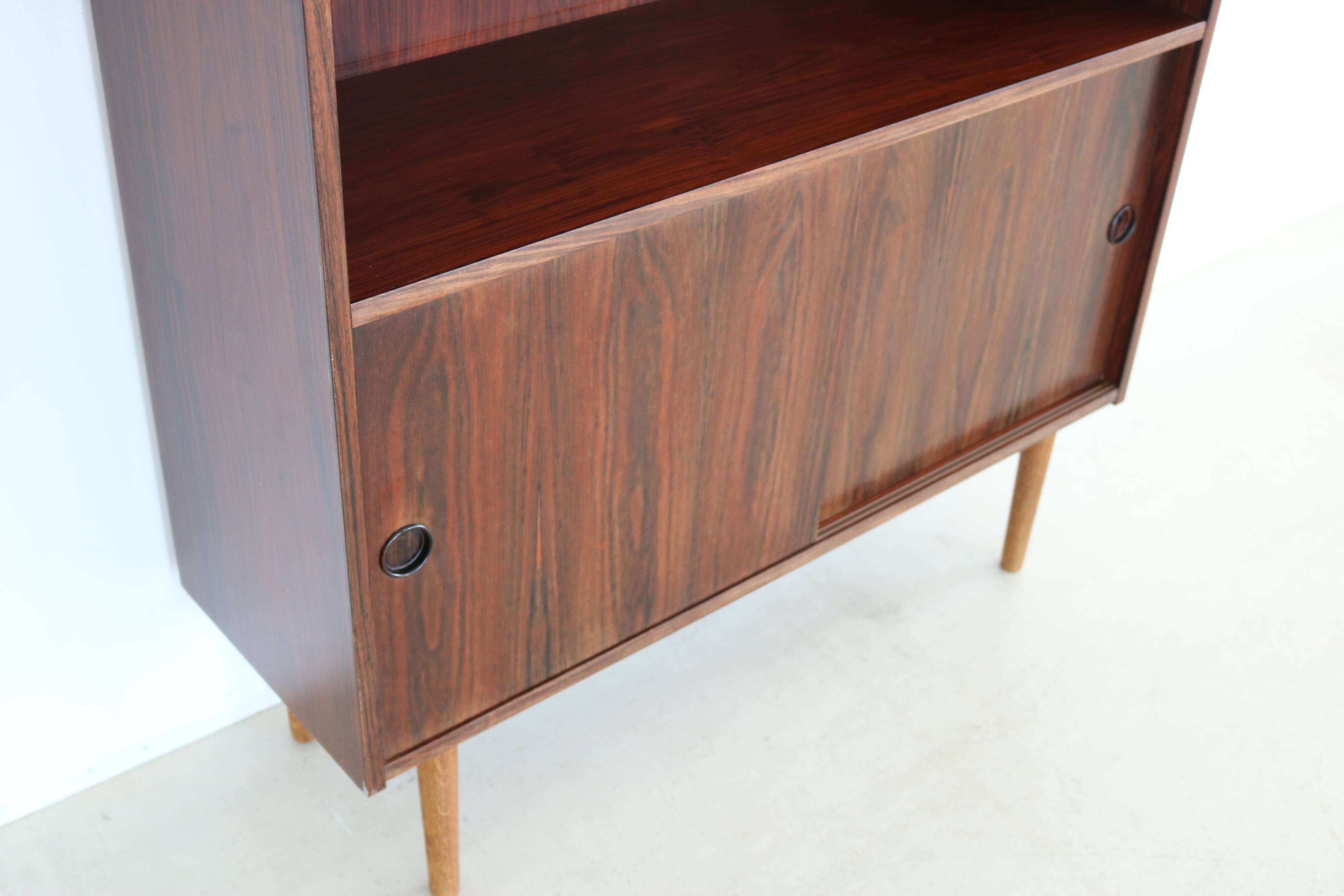 Vintage bookcase with storage