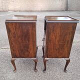 Set of 2 antique bedside tables