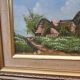 Vintage canvas painting