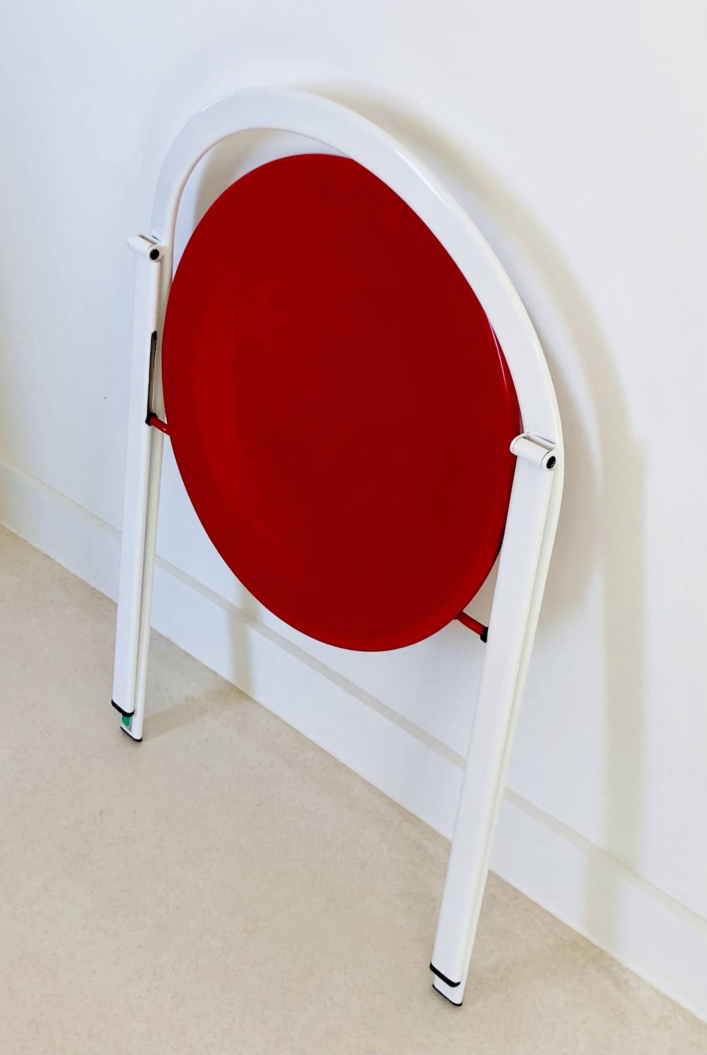 Clio model folding chair by Giorgio Cattelan for Cidue, Italy 1970s