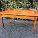 Louis XVI style coffee table leather