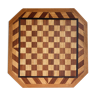 Marked wooden chess board