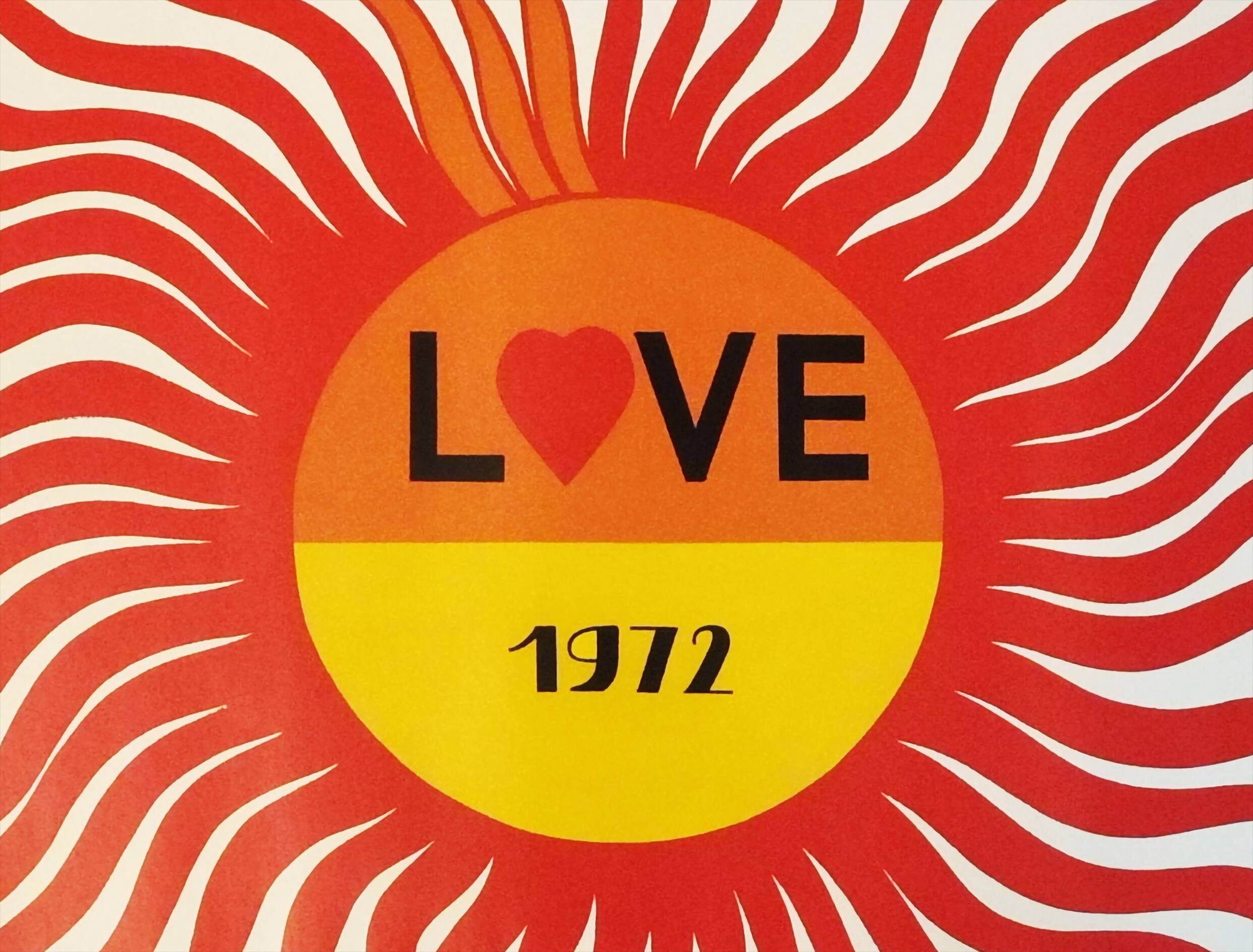 Yves Saint Laurent / 1972 / “Love” poster