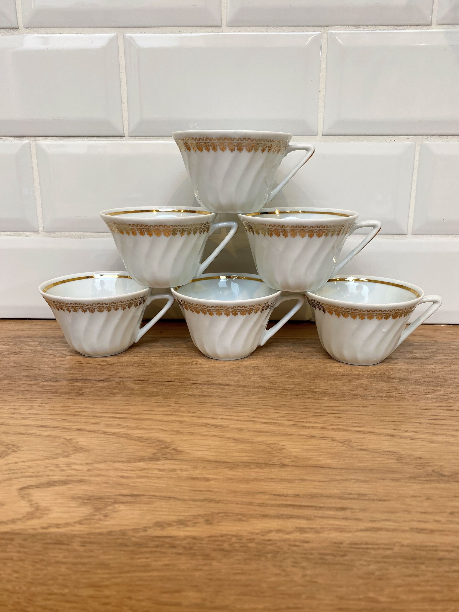 Set de 6 tasses à café Chauvigny F. Deshoulières