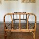 Vintage rattan bed