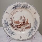 Decorative plate Choisy-le-roi "l'etang"
