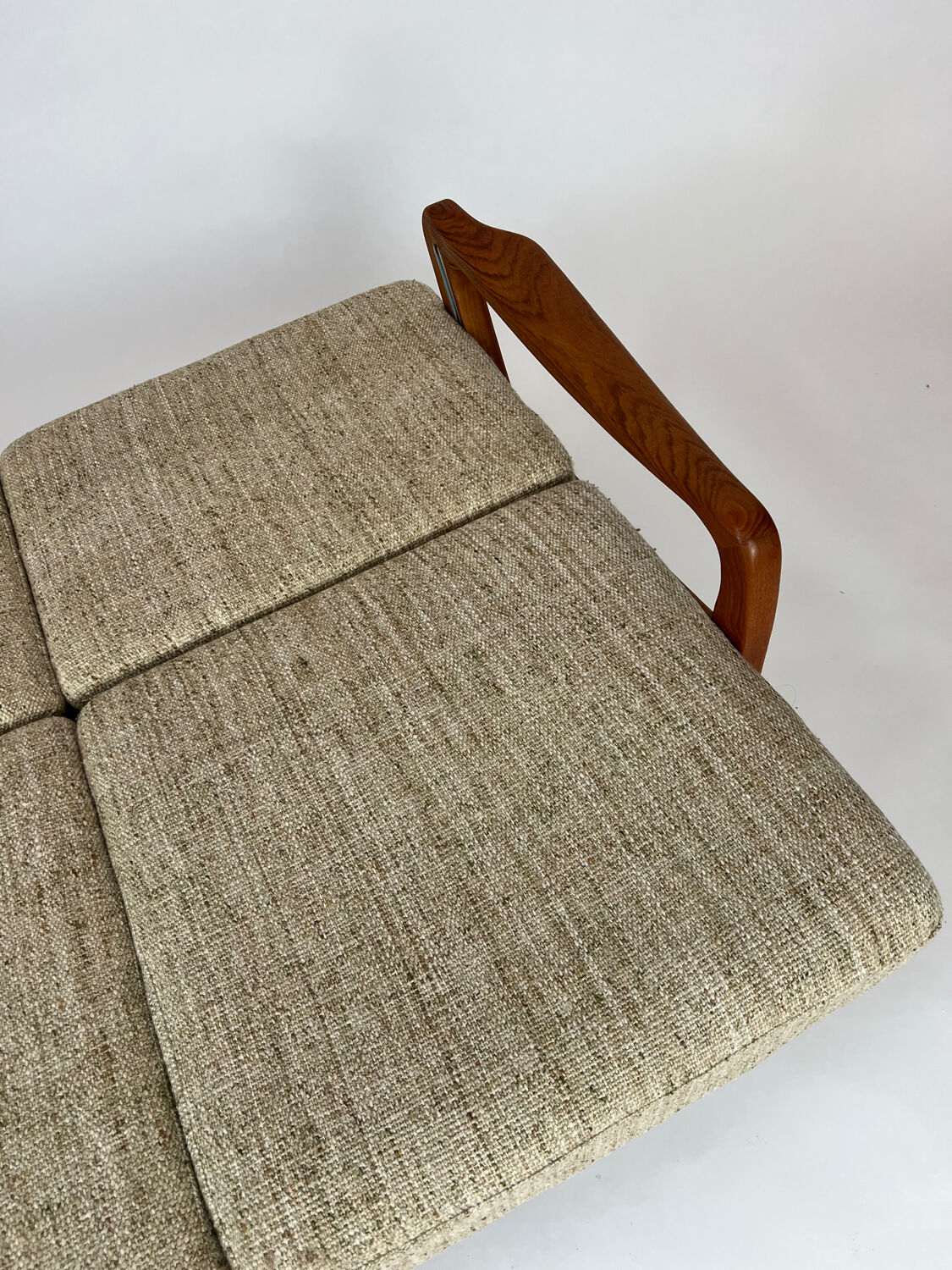 Canapé-lit en teck danois par Juul Kristensen, design vintage