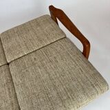 Canapé-lit en teck danois par Juul Kristensen, design vintage