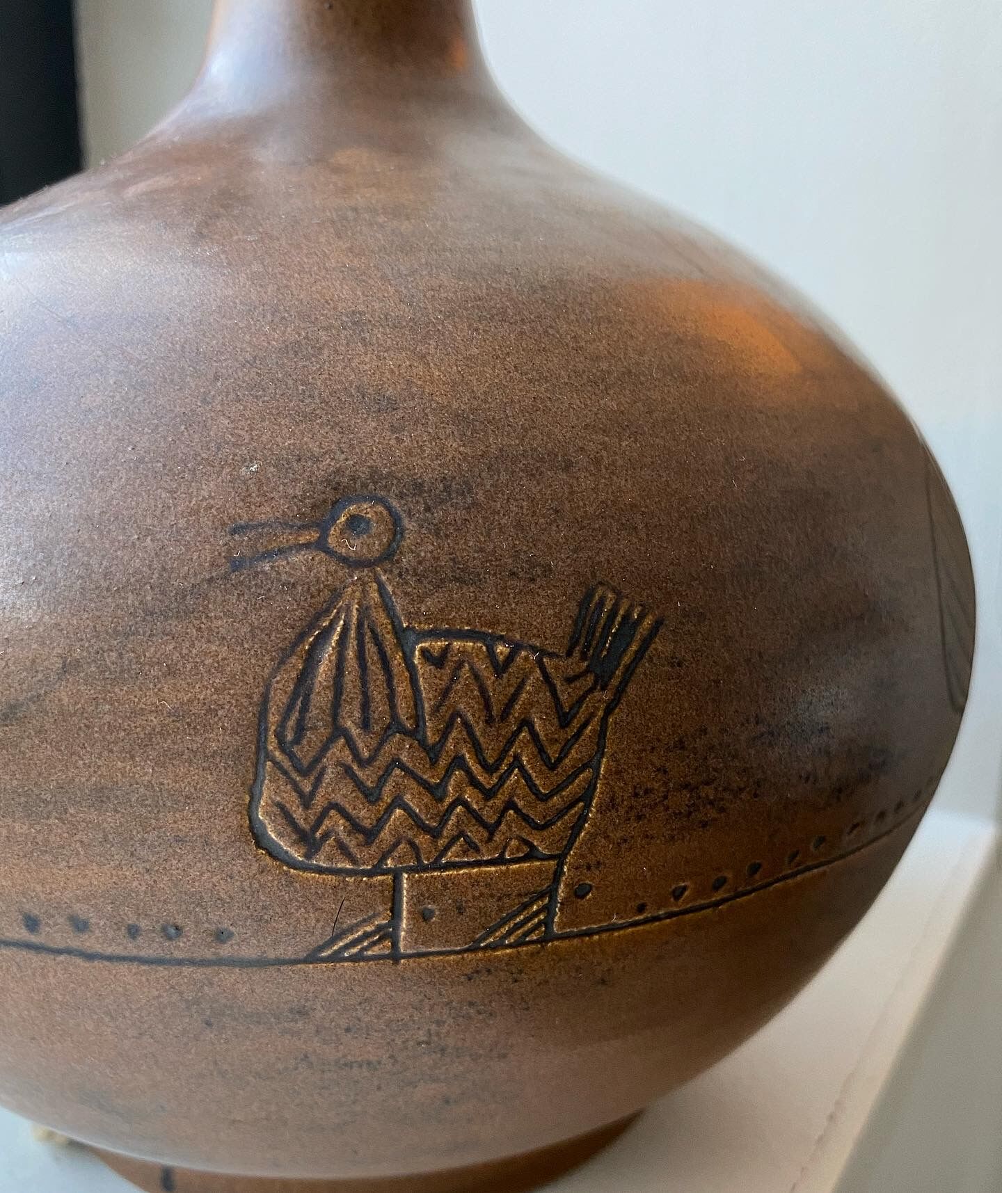 Ceramic lamp by Jacques Blin