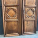 Pair of wooden doors, 19th century.