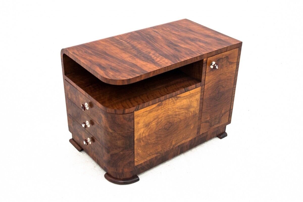 Art Deco chest of drawers, Poland, 1950s