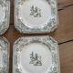 Lot de 8 assiettes terre de fer Saint Amand Fontana