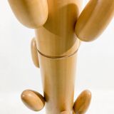 Mid-Century Modern Solid Wood Coat Rack