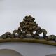 Oval brass photo frame circa 1900.