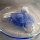 Rare Vintage Finnish Art Glass Tealight Candle Holder – Handmade Finland, 1