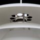 White Danish modern design multilayer pendant lamp / 1970s