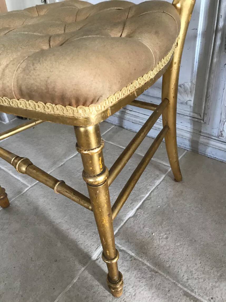 Old pair of theater chairs
