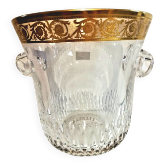 Crystal champagne bucket Saint-louis thistle