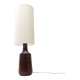 Scandinavian oxblood ceramic lamp Désirée Stentoj 1970