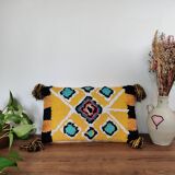 Yellow Berber cushion Azilal style