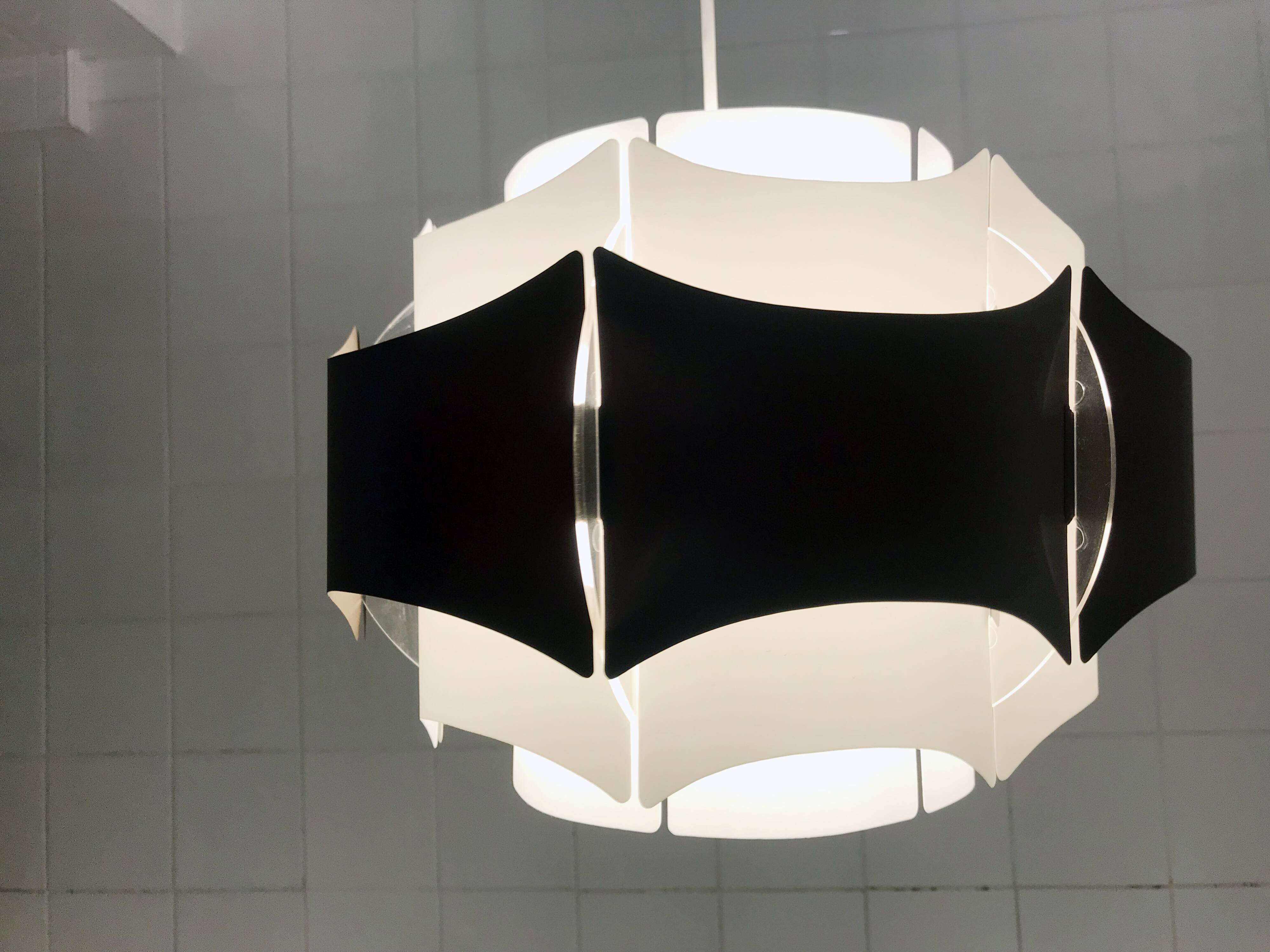 Vintage Danish Pendant Lamp • Prisma • Lars Eiler Schiøler • 1970s