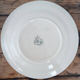Assiettes plates terre de fer Longchamp