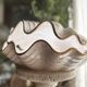 Paire de lampes en céramique nacrée en forme de coquillage, BON DÍA, années 60