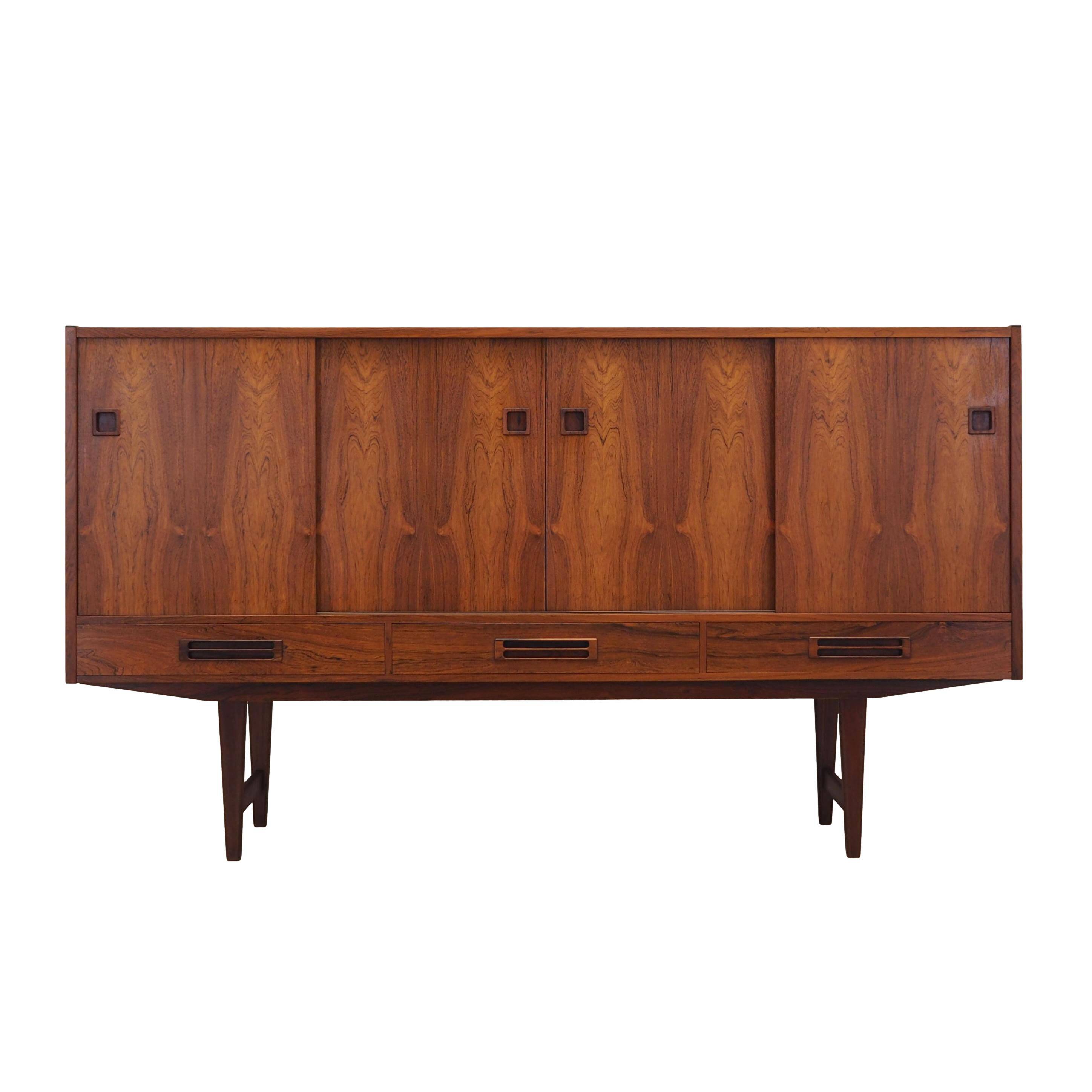 Rosewood highboard, Danish design, 1960s, production: Denmark