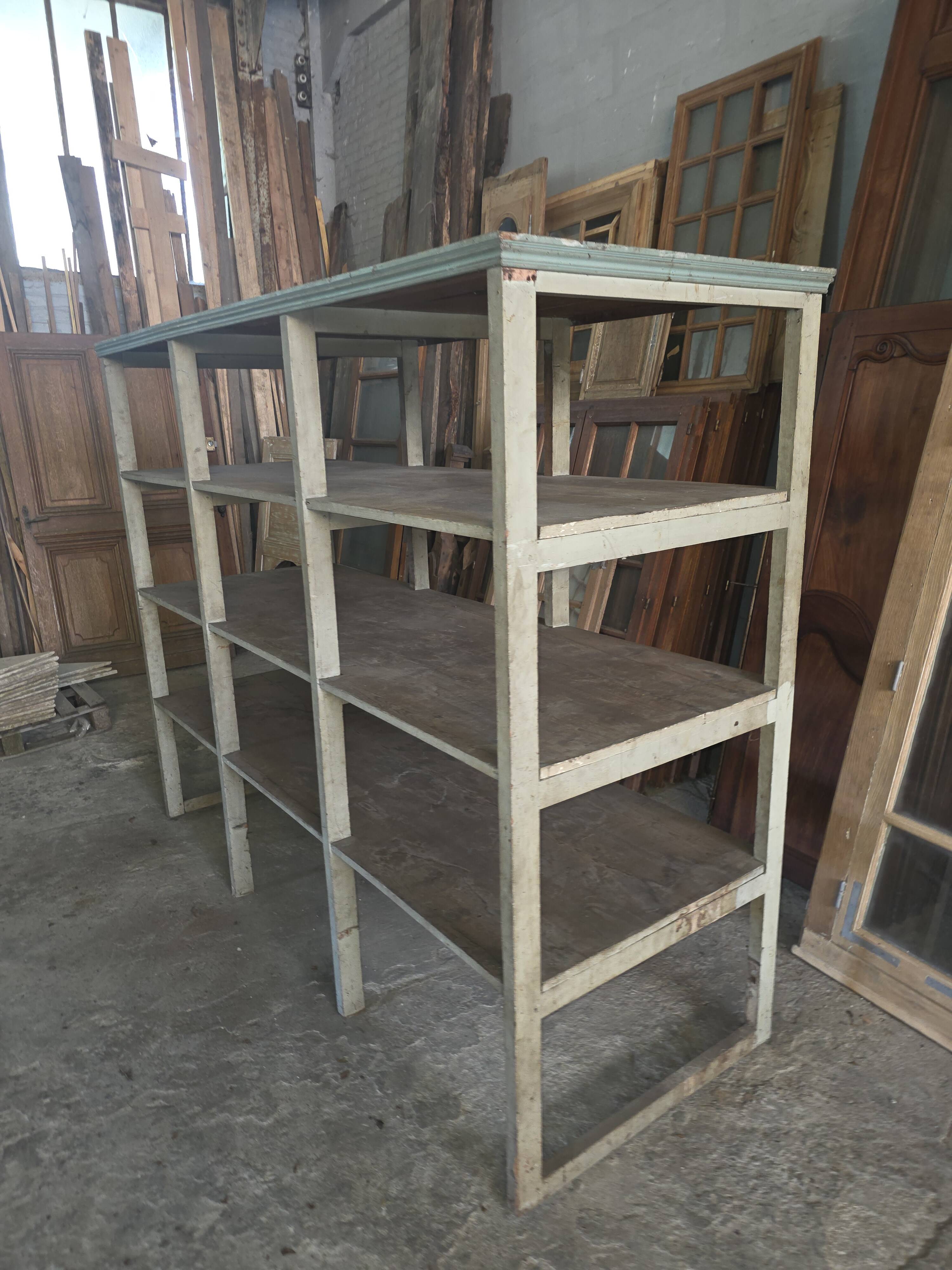 Old shop bookshelf