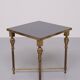 Hollywood Regency Brass side table Maison Jansen 1970s