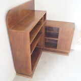 Art-Deco corner library 1930