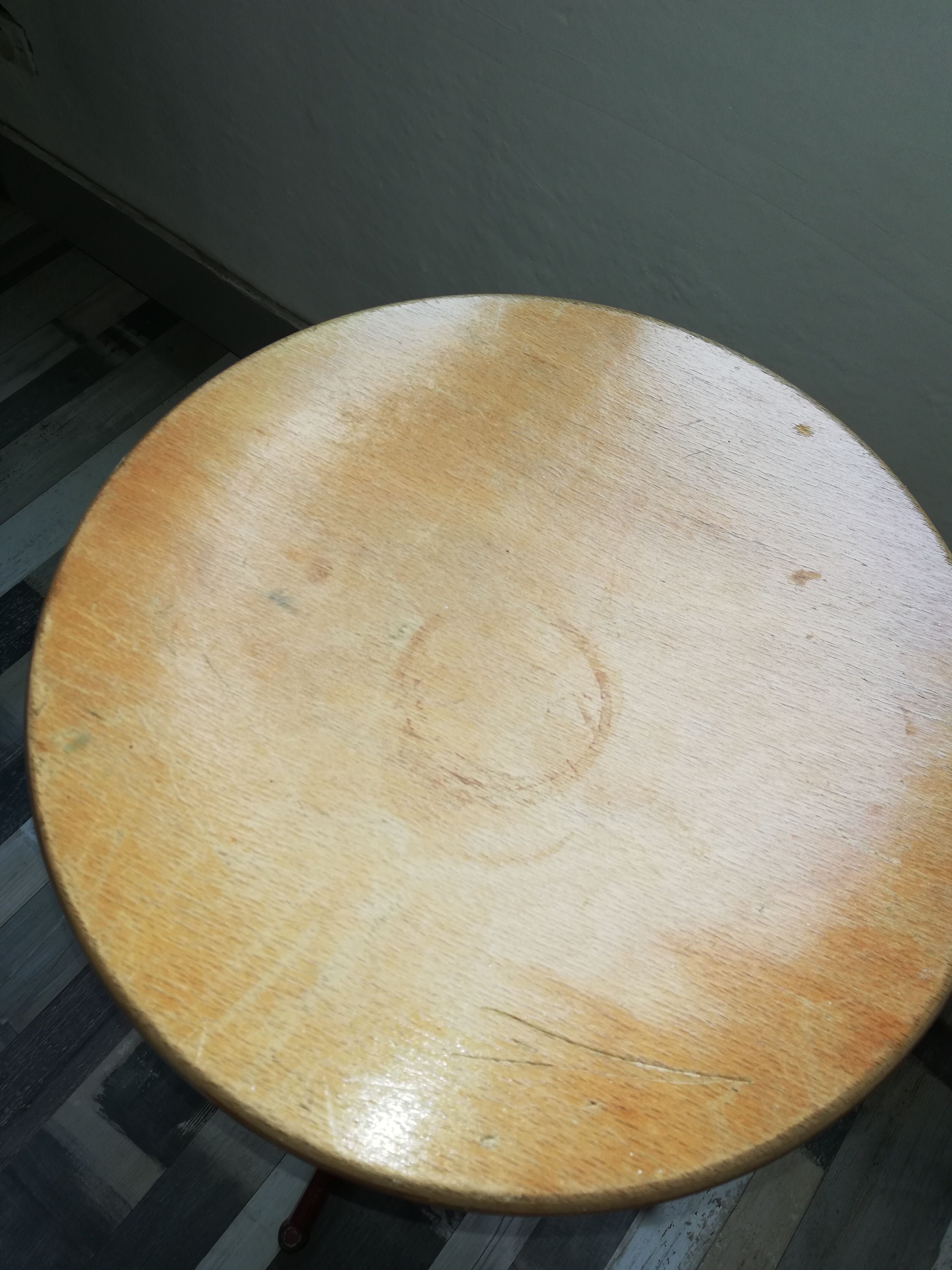 Lot of two workshop stools