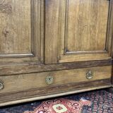 Early 19th century Empire style oak wardrobe