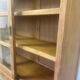 Large antique haberdashery cabinet with glass doors.