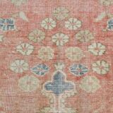 8x11 Dusty Red Vintage Persian Rug, 243x347Cm