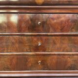 Commode Louis Philippe acajou et marbre