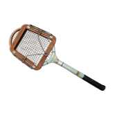 Old wooden tennis racket