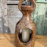 Sandstone lantern candle holder