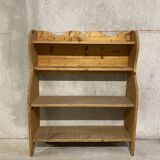 Raw wood shelf