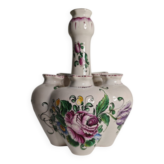 Tulip vase for 6 flowers - Lunéville decoration