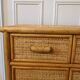 Rattan and wicker chest of drawers